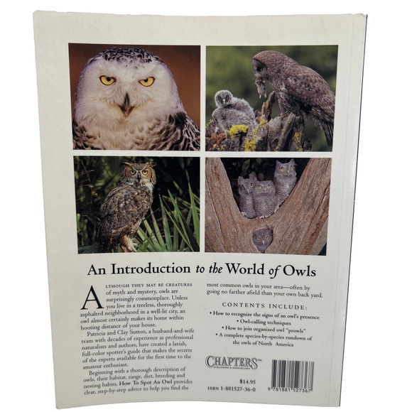 🌻4/$20 Vintage How to Spot An Owl Softcover 1994 Softcover Book Chapters Publ - Picture 2 of 16
